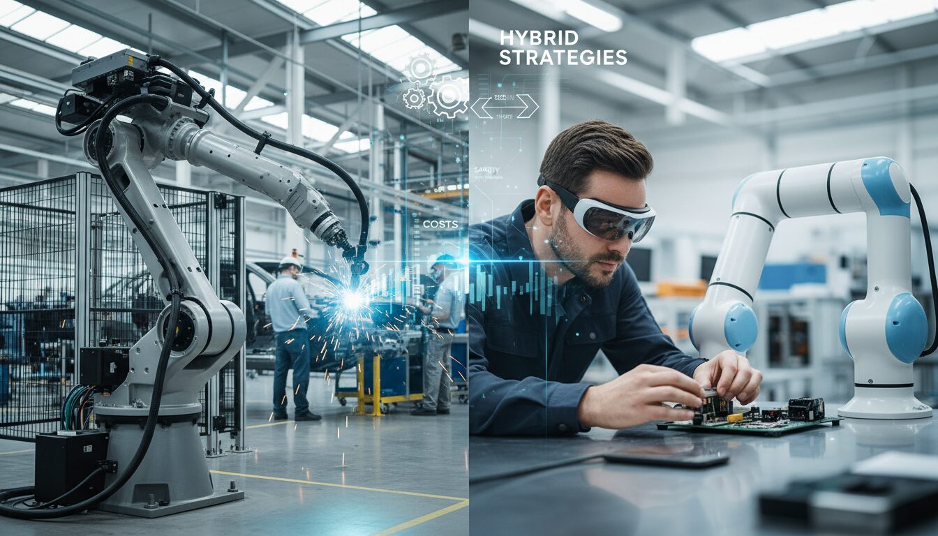 Read more about the article Industrial Robots vs Cobots: Which Automation Solution Is Right for Your Manufacturing Operation?